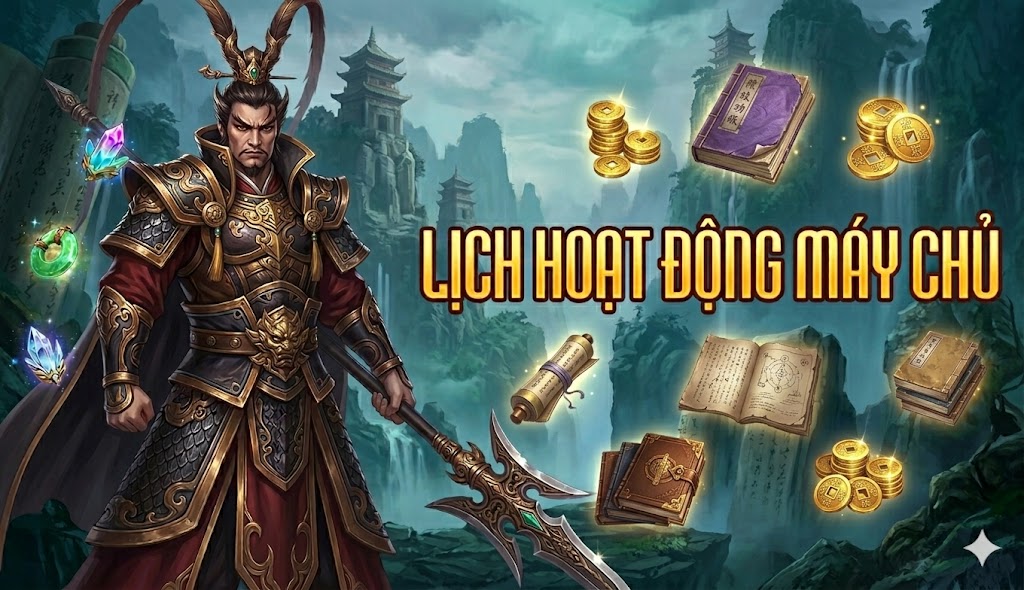 Lịch hoạt động  máy chủ S1 Long Khởi